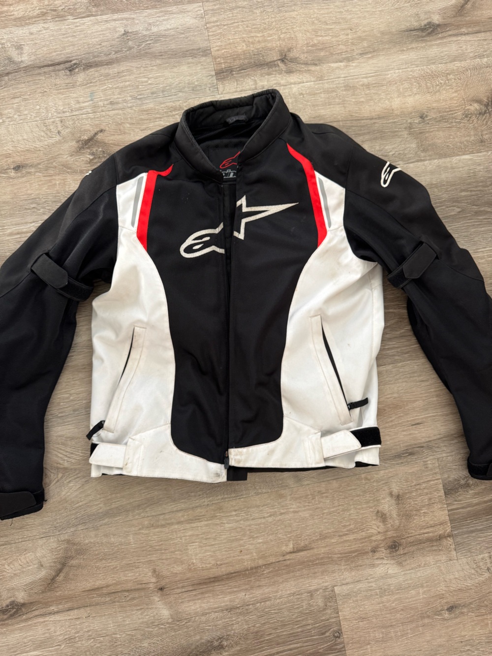 Alpinestars Black White Red Performance Riding Jacket